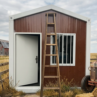 Casa Prefabricada Económica de Estilo Rústico para Granja, con Alta Capacidad de Carga