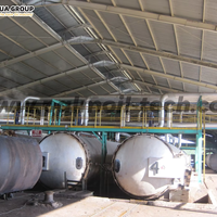 Professionele zware industriële palmoliepersmachine en palmolie-raffinagemachine voor de verwerking van palmolie (5TPH)