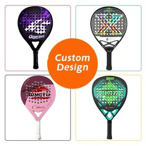 Raqueta de Pádel de Fibra de Carbono de Diseño Profesional Qingyu, Raqueta de Tenis de Alta Calidad, Servicio OEM, Marca Anyball, Gran Venta - Product Image 3