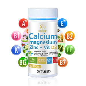 OEM Logo privato calcio magnesio zinco <span class=keywords><strong>D3</strong></span> compresse di vitamina <span class=keywords><strong>D3</strong></span> per adulti resistenza ossea prezzo di fabbrica sanità masticabile in polvere - Product Image 1