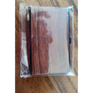 Houten visitekaartjeshouder met ruimte voor eigen logo, geschikt als promotioneel cadeau - Product Image 6