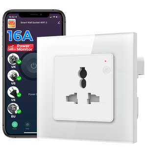 <span class=keywords><strong>SMATRUL</strong></span> Monitor de potencia 16A <span class=keywords><strong>WiFi</strong></span> enchufe de pared para Tuya Smart Life Control de voz Alexa Google Home <span class=keywords><strong>Wifi</strong></span> enchufe EE. UU. UE Reino Unido enchufe - Product Image 1