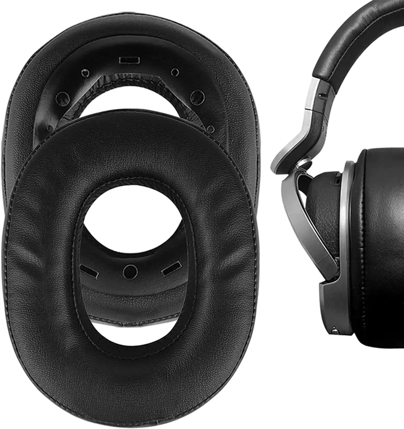 Sony MDR-HW700 HW700DS 用 交換用イヤーパッド ブラック