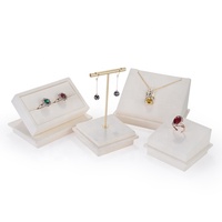 Présentoir à bijoux de luxe personnalisé en métal pour boucles d'oreilles, bracelets et bagues