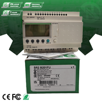 Schneider Baru Asli SR2B201FU Smart Relay Basic PLC Logic Controller AC100-240V 12DI 8Relay Dengan Layar RTC