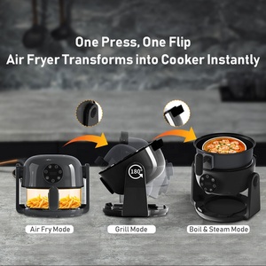 <span class=keywords><strong>Friggitrice</strong></span> ad aria digitale da <span class=keywords><strong>2</strong></span> <span class=keywords><strong>litri</strong></span> con vaso in vetro a vista <span class=keywords><strong>friggitrice</strong></span> multifunzione a convezione per cucina a vapore - Product Image 2