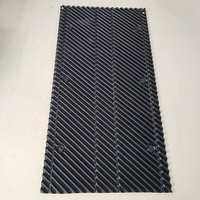 Matériau de remplissage pour tour de refroidissement à jets d'eau, type S-wave / Dot-wave / Oblique Staggered pour centrales électriques et systèmes CVC