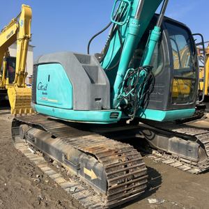 Excavatrice d'occasion Kobelco SK135SR à vendre, mini-excavatrice d'occasion SK135 SK140, excavatrice sur chenilles hydraulique de 13,5 tonnes - Product Image 2