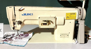 Machine à coudre zigzag Jukis LZ-271 391 d'occasion, machine à coudre industrielle de haute qualité, machine à broder plate - Product Image 4