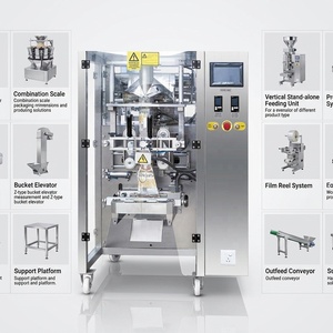 Machine automatique <span class=keywords><strong>de</strong></span> conditionnement vertical pour chips et snacks, capacité 250 grammes ou 500 grammes, avec remplissage à l’azote - Product Image 3