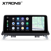 Lecteur multimédia GPS de voiture Android XTRONS 10.25 pouces avec CarPlay intégré et Android Auto pour BMW X5/X6 CCC