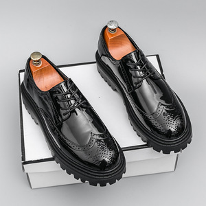 Mocasines de Microfibra para Hombre, Zapatos Casuales de Oficina, Cómodos, Duraderos, Transpirables, con Plataforma, para Verano - Product Image 4