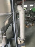 Mélangeur de granulés de plastique, matière plastique brute, unité de mélange verticale, acier inoxydable, automatique fourni