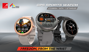 Reloj inteligente Android resistente al agua 5ATM DM76 Smartwatch Reloj con pantalla AMOLED redonda con GPS de 6 satélites para reloj de triatleta - Product Image 2