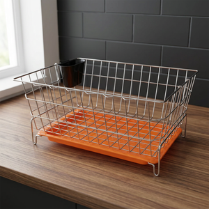 Square Shape Stainless Steel Dish <b>Racks</b> Combine Style Utility Dry Neat Chic Customized Size Standing Type for Spotless Kitchen - Product Image 5