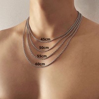 Kalung Tulang Ular Minimalis Populer, Rantai Klavikula Fashion Mewah Ringan, Bahan Stainless Steel Untuk Wanita, Grosir