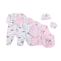 Prix de gros, vêtements pour bébés nouveau-nés, 8 pièces, 0-3 mois, vêtements pour bébés, doux pour la peau, garçon, tissu 100% coton, ensemble de vêtements pour bébés filles