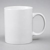 Mug à sublimation en porcelaine blanche 11oz, impression de logo personnalisé, mug à café, vente en gros, cadeau pour offres promotionnelles, grande capacité, usine OEM