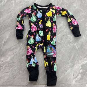 ชุดจั๊มสูทและเสื้อแขนสั้นสำหรับเด็กทารก ลายพิมพ์ K-pop พร้อมซิป YKK แบบสองทาง  กล่องสุ่มสปริง Zs RTS  ผลิตจากใยไผ่ - Product Image 5