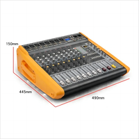 Mélangeur audio professionnel PM8 à huit canaux pour console de mixage karaoké Dj