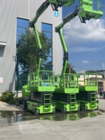 Plateforme élévatrice articulée électrique autopropulsée avec système hydraulique avancé pour des travaux aériens en hauteur sécurisés