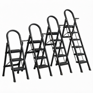 DIYU - Taburete Plegable Moderno y Ligero, Escalera Portátil para Uso en Exteriores y Cocina, con Pedales Anchos Antideslizantes y Plataforma Ancha y Delgada - Product Image 1