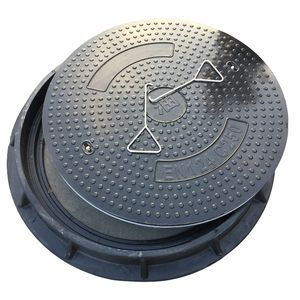 Couverture d'égout composite SMC de haute qualité couverture de trou d'homme de <span class=keywords><strong>fosse</strong></span> <span class=keywords><strong>septique</strong></span> à charnière ronde - Product Image 1
