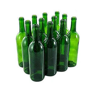 Wholesale Empty 750 ml Green Wine Bottles