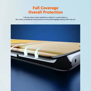 Film <span class=keywords><strong>de</strong></span> protection d'écran incurvé HD UV en verre incassable et ultra-lisse personnalisé pour smartphones – Idéal pour les magasins d'accessoires mobiles - Product Image 4