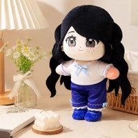 Usine de peluches personnalisées en gros, figurines humaines sur mesure, taille ajustable, tenues amovibles, poupée vierge, commande personnalisée privée