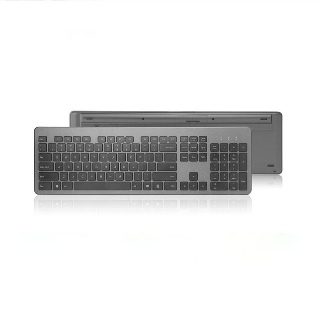 104 Key Quiet Office Wireless 2.4G Keyboard Scissor Foot Design with Chocolate Toner New Product