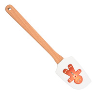 Manjia spatule en Silicone de qualité alimentaire Offre Spéciale, outils de mélange de crème, tête pointue, grattoir en Silicone
