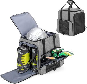 Bolsa de Esquí de Alto Rendimiento para 1 Par de Esquís y Bolsa para Botas de Esquí, para Zapatos de Caminar y Casco - Product Image 2
