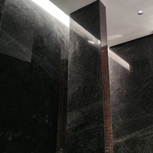 Atlantic Dark Quartzite Slab Vanity Top Personnalisé Durable Salle <span class=keywords><strong>de</strong></span> bain Panneau mural Quartzite Natural Vanity Top Stone Slab - Product Image 6
