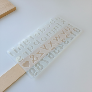 Moldes <span class=keywords><strong>de</strong></span> Silicona con 26 Letras del Alfabeto, para Hacer Colgantes Creativos con <span class=keywords><strong>Números</strong></span>, Resina Epoxi, Llaveros - Product Image 2