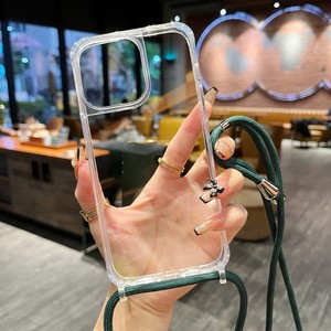 Étui transparent <span class=keywords><strong>avec</strong></span> <span class=keywords><strong>cordon</strong></span> pour <span class=keywords><strong>iPhone</strong></span> 17 16 15 <span class=keywords><strong>13</strong></span> 12 11 14 Pro Max <span class=keywords><strong>Mini</strong></span> XR X XS Max Plus Air – <span class=keywords><strong>Coque</strong></span> en plastique acrylique <span class=keywords><strong>avec</strong></span> lanière bandoulière - Product Image 4