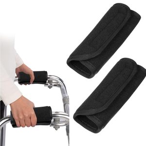 Funda Protectora Antideslizante para Asa de Andador Willis, Color Negro, con Almohadilla de Confort para Silla de Ruedas o Cochecito - Product Image 1