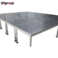 Escenario Portátil Modular Desmontable de Aluminio con Patas de Altura Ajustable y Capacidad de Carga de 500 kg para Eventos Corporativos