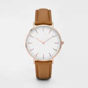 Custom Logo Classic Best Selling Minimalist Quartz Watches Male/Female Day/Date Feature Wristwatch