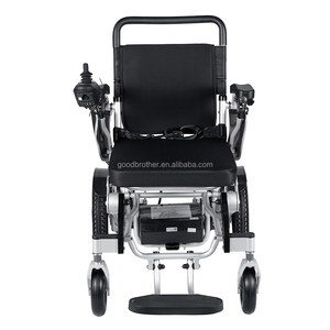 Sedia a rotelle elettrica leggera con sistema di frenatura elettromagnetica di nuovo Design facile da piegare - Product Image 6