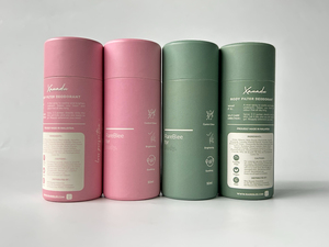 Envases de Cosméticos Reciclables Hechos a Mano con Logotipo Impreso Personalizado, Envases Cilíndricos Redondos de Papel Kraft con Sistema Push-Up - Product Image 5