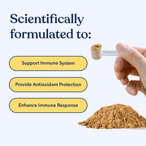 ओएम/ओडम प्राकृतिक कुत्ते मशरूम पूरक पाउडर-प्रतिरक्षा और पाचन स्वास्थ्य देखभाल - Product Image 3
