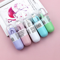 SD-186 kabel Data portabel, kabel Data kapsul warna-warni PVC portabel Tipe C mikro untuk IP Android tipe-c 1m lucu