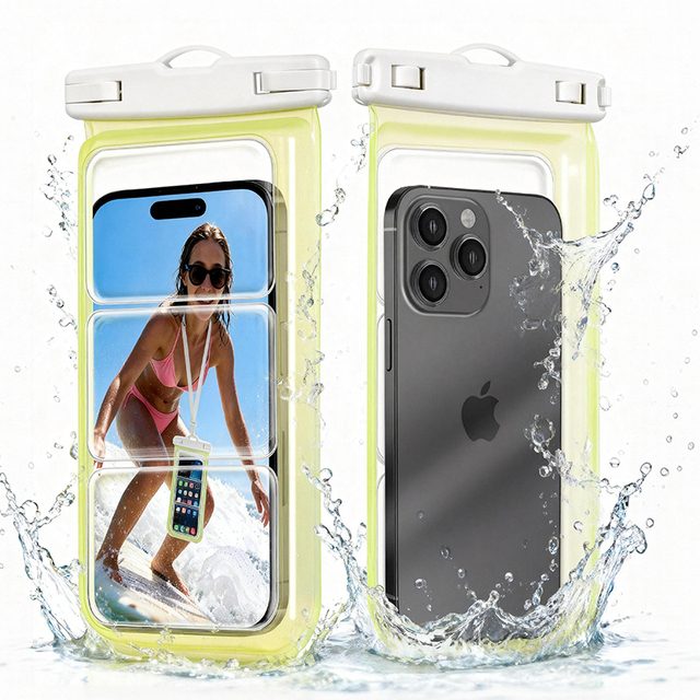 IPX8 TPU Waterproof Phone Pouch Diving Underwater Touch Screen Case for Snorkeling Surfing Swimming