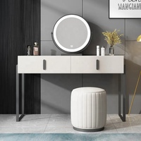 NOVA Moderne Nordique Appartement Chambre Maquillage Dressing Meubles MDF Commode Conception Simple Table De Vanité Avec Miroir