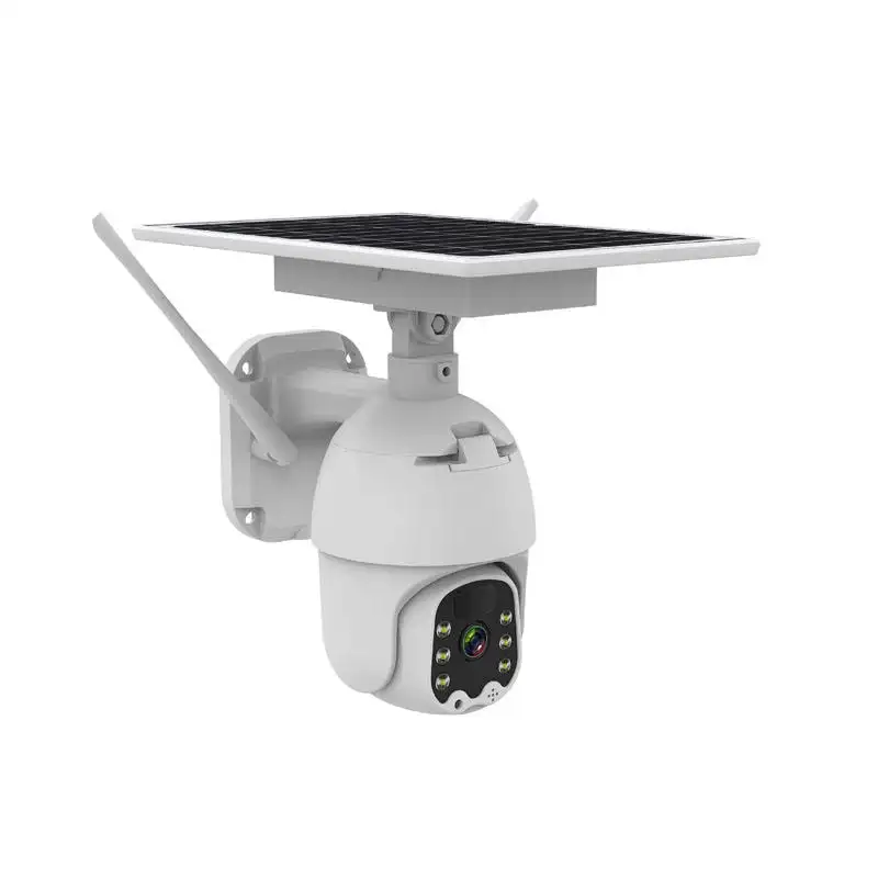 2022 Smart 360 Ip Wifi 1080P 2K Security Night Vision Cameras De Seguridad Solaire 4G Ptz Wifi Solar Camera