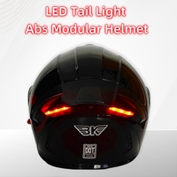 Offre Spéciale Casque Moto Modulable ABS Intégral avec Feux Arrière LED, Casque de Motocross pour Adultes – Fabricant