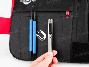 Foshio Customize Logo Electrician <strong>Heavy</strong> <strong>Duty</strong> Pouch Tool Bag <strong>Backpack</strong> - Product Image 4