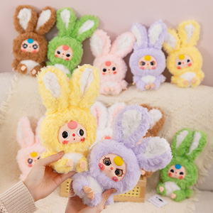 Coniglio di peluche di tre anni, famoso in Internet, giocattolo alla moda, ornamento da appendere <span class=keywords><strong>serie</strong></span> regalo di compleanno scatole cieche personaggi congelati - Product Image 3
