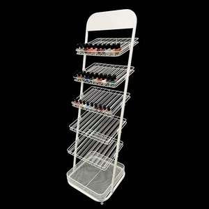 Expositor de Esmaltes de Uñas y Estante para Pegamentos Sin Necesidad de Planchado, Modelo 101, para Almacenamiento en Tiendas de Arte de Uñas - Product Image 6